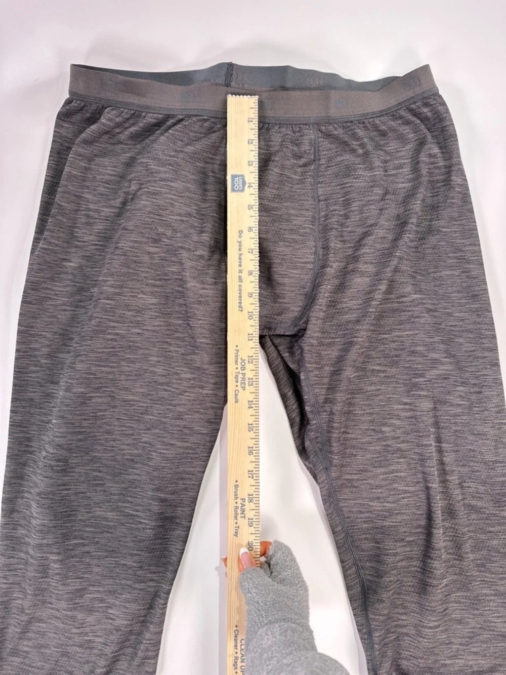 REI Co Op Mens Midweight Base Layer Bottoms Gray XL